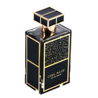 Ciel Nuit Eau de Parfum bottle in black and gold with a faceted black cap