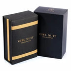 Two black and gold Ciel Nuit Eau de Parfum boxes